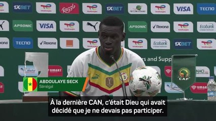 Seck Remercie Dieu Après Son Premier But en CAN : Un Moment Inoubliable pour le Sénégal 🇸🇳