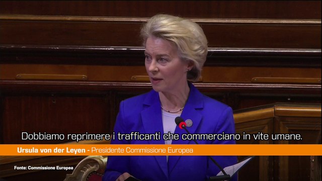 Von der Leyen Unire forze contro trafficanti di esseri umani