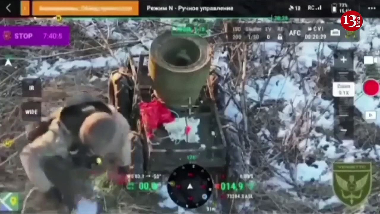 Unique operation_ Ukrainian ground drone blows up Russian bridge