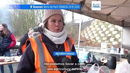 Asedio de los agricultores franceses a París para exigir mejoras