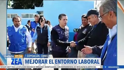 Rehabilitan campamentos de limpia y alumbrado en la alcaldía Coyoacán