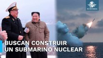 Desde un submarino, Kim Jong Un supervisó el ensayo de lanzamiento de dos misiles de crucero