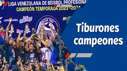 Deportes VTV |  Tiburones vencen a Cardenales 3-0 y celebran por lo alto