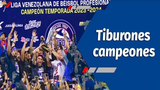 Deportes VTV | Tiburones vencen a Cardenales 3-0 y celebran por lo alto