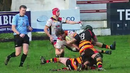 Regional 2 Tribute South West rugby action with Newton Abbot taking on Chard at Rackerhayes on January 27