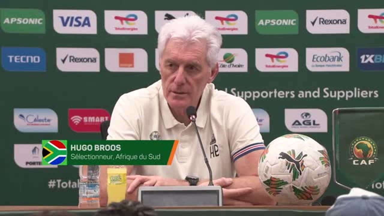 Afrique du Sud - Broos : “Nous croyons qu'il est possible de battre le Maroc”