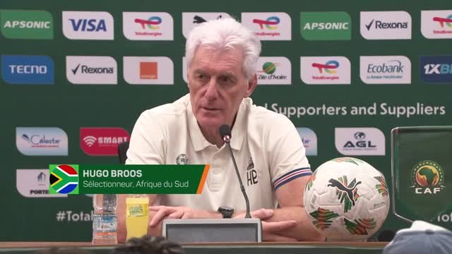 Afrique du Sud - Broos : “Nous croyons qu'il est possible de battre le Maroc”
