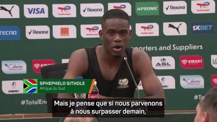 Afrique du Sud - Sithole : "Nous devons nous surpasser demain"