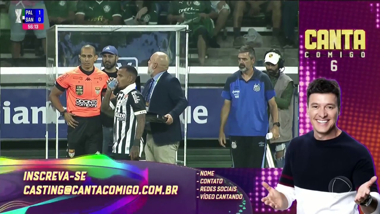Palmeiras x Santos (Campeonato Paulista 2024 3ª rodada) 2° tempo