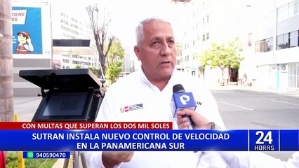 Panamericana Sur: instalan nuevo control de velocidad con multas que superan los S/2 mil