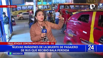 SJL: salen a la luz nuevas imágenes de la muerte de pasajero de bus que recibió bala perdida