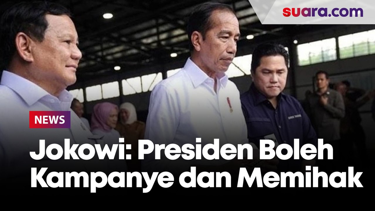 Tampil Bareng Prabowo, Jokowi Tegaskan Presiden Boleh Kampanye Dan ...