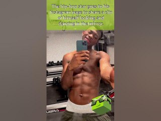 Lil Nas X Thirst Traps In The Mirror #shorts