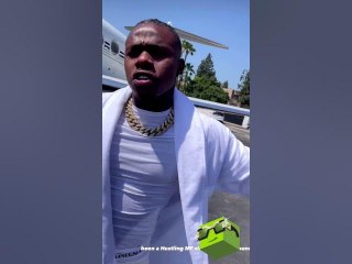 DaBaby Dabs Up His Private Plane Pilot In Epic Fashion #shorts