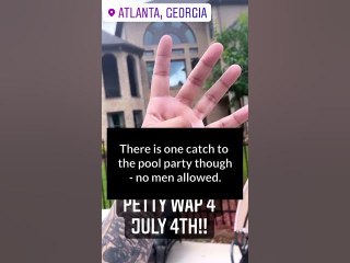 Young M.A’s Petty Wap Pool Party Is Women-Only #shorts