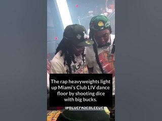 Migos + Blueface Shoot Dice In Miami’s Club LIV #shorts