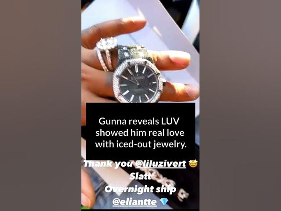Gunna’s Iced-Out Present From Lil Uzi Vert Is Must-See #shorts