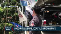 Bawaslu dan Satpol PP Kota Bogor Copot Alat Peraga Kampanye di Jalan yang Langgar Aturan!