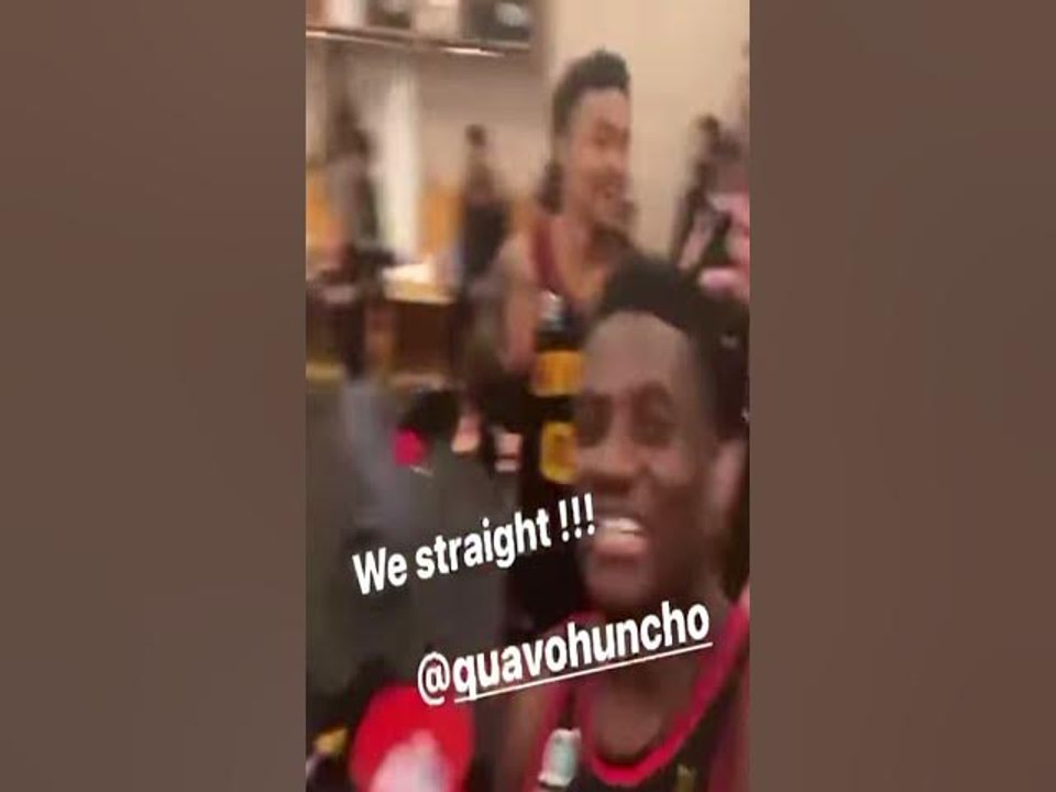 Quavo Turns Up W/ Atlanta Hawks After Game 7 Victory #shorts