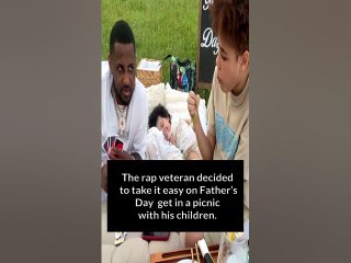 Fabolous Takes On His Kids In Picnic UNO Cards Game #shorts