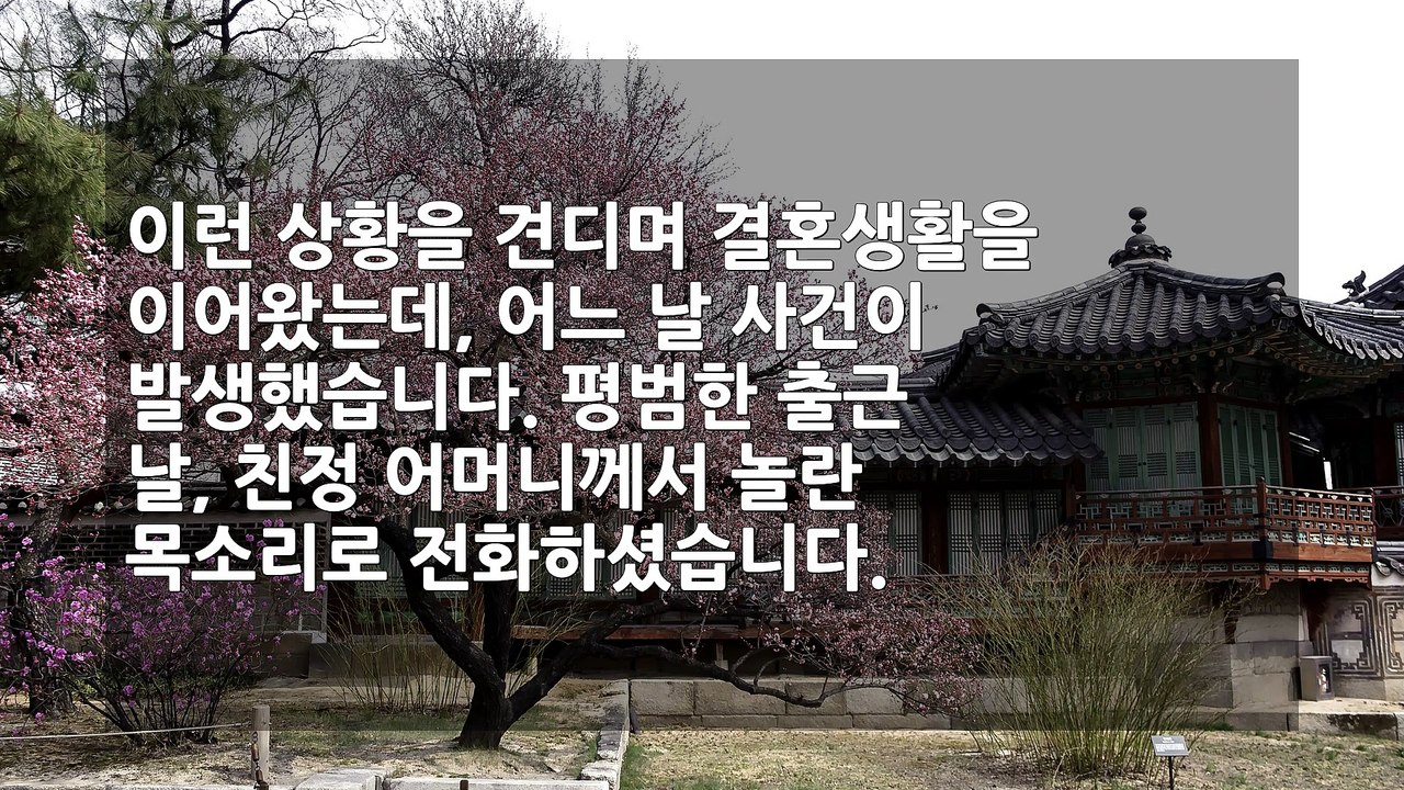 BK5 | 위독한 친정 아버지와 남편의 충격적인 배신. 소중한 시계와 반지를 몰래 팔아버린 남편의 이유는? 시아버지와의 관계에 금이 가다