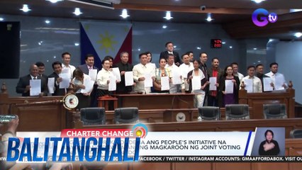 Mga Senador, kinondena ang People's Initiative na layon lang daw umanong magkaroon ng joint voting ang Kamara at Senado | BT