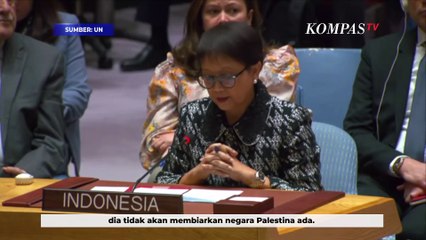 [FULL] Menlu Retno Beber Sikap RI soal Israel-Palestina di Rapat Dewan Keamanan PBB
