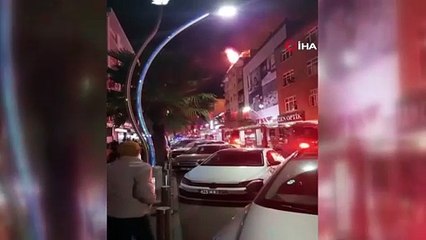 Binayı ateşe verdi, kaçmaya çalışırken yakalandı