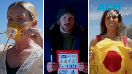 Bizarre Qantas in-flight safety message slammed