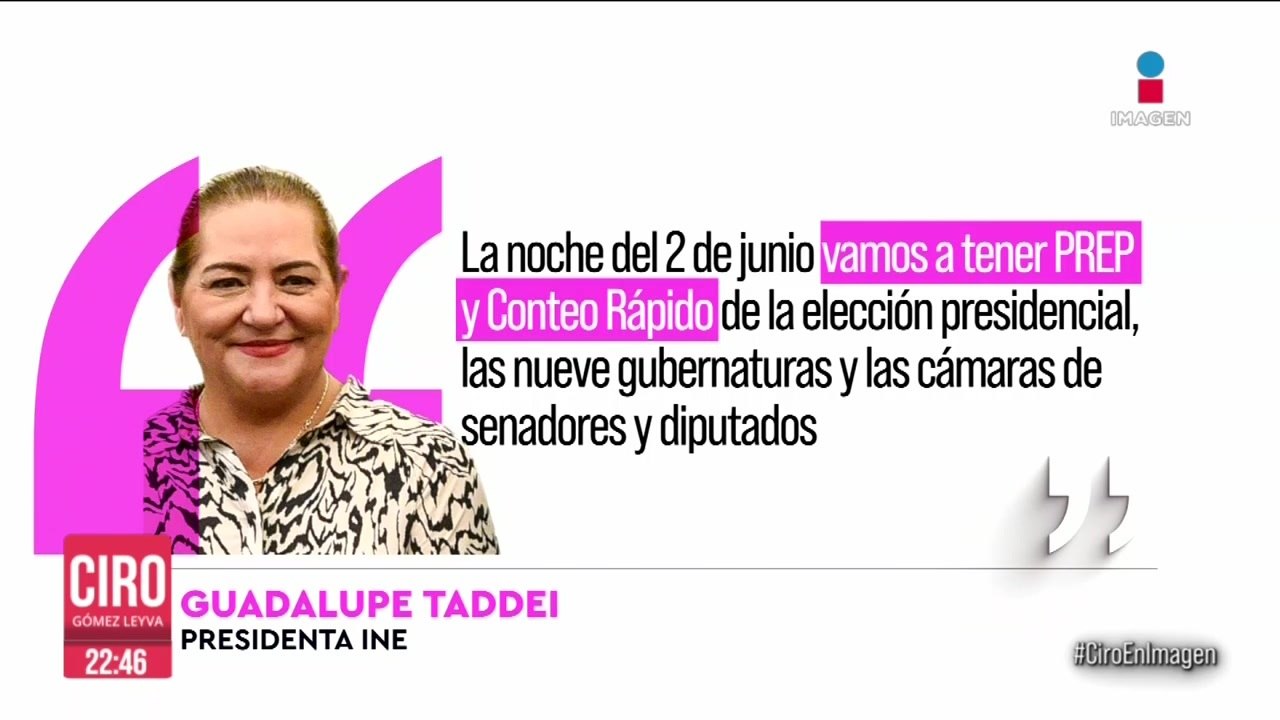 INE asegura que habrá PREP y Conteo Rápido en elección presidencial