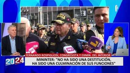 Fernando Rospigliosi sobre salida de Angulo: “Su trabajo era deficiente y estaba enfrentado con el ministro”