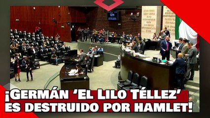 ¡VEAN! ¡Germán ‘el Lilo Téllez’ es destruido por Hamlet por acusar a AMLO de pactar con el crimen!