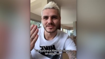 Icardi şimdi ‘de Cem Karaca’dan 'Bekle beni’yle sosyal medyayı salladı