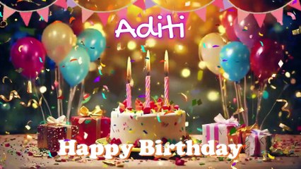 Happy Birthday Aditi 🎂