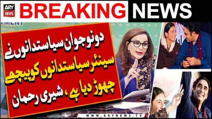 Bilawal and Asifa Bhutto campaigned in full swing: Sherry Rehman