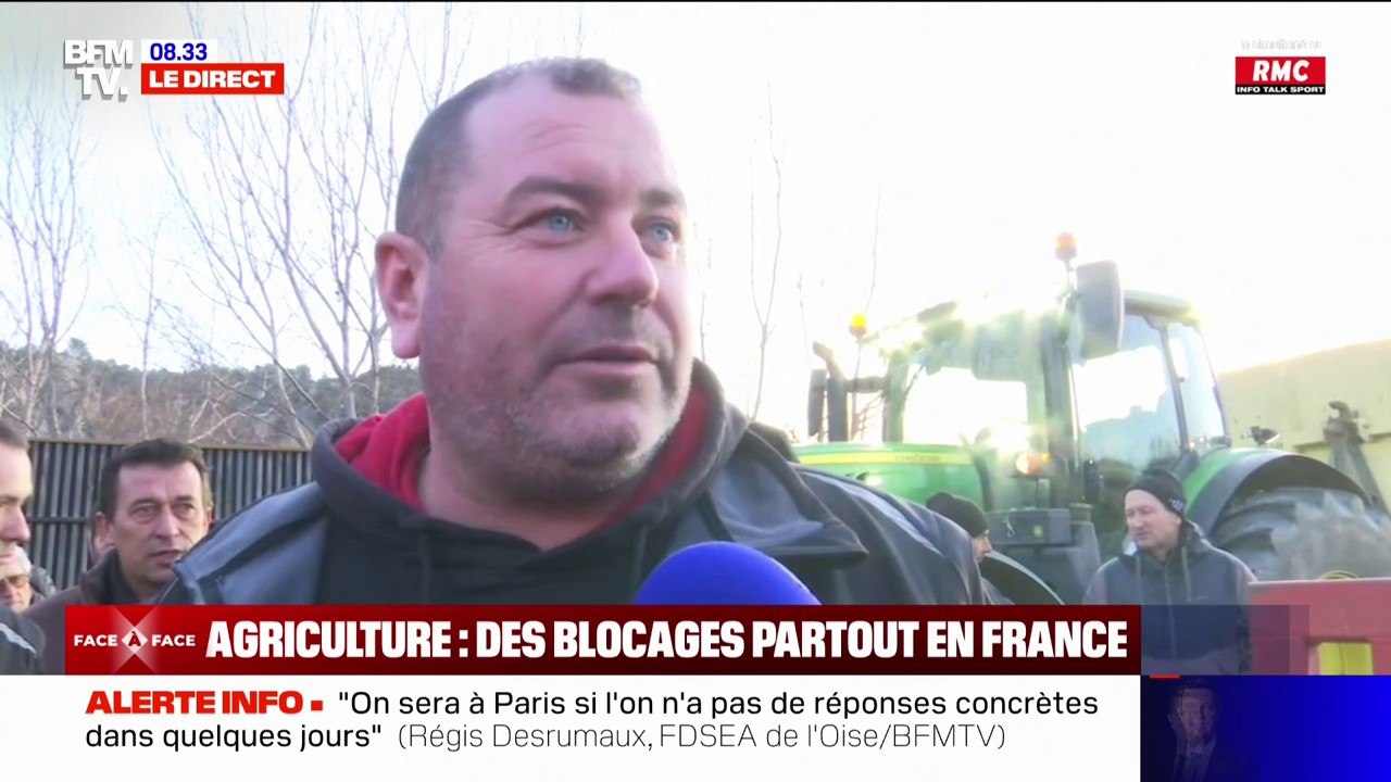 Opération escargot sur l'A7, une quarantaine de tracteurs en route vers Montélimar: "On ira jusqu'au Champ-de-Mars, on le labourera"