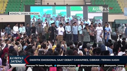 Gibran Rakabuming Raka Tanggapi Kritik Emosional saat Debat Cawapres dengan Santai 😊