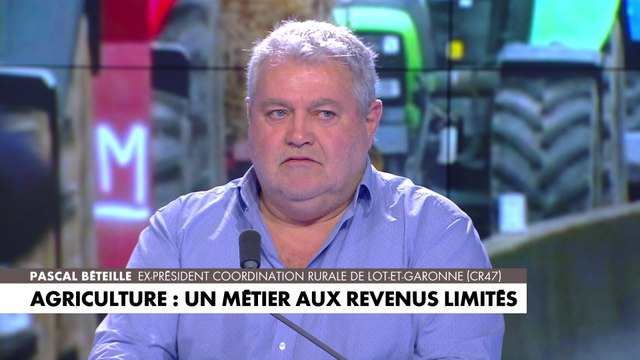 Pascal Béteille : «On importe 50 % des produits, on va finir où ? On n'aura plus d'autonomie alimentaire, c'est grave»