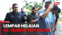 Penganggur tak mengaku buang helaian al-Quran