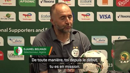 Algérie - Belmadi énervé contre un journaliste : "Toi depuis le début, tu es en mission"