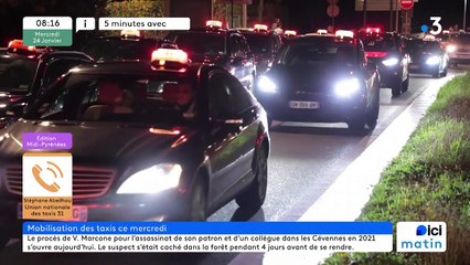 5 minutes avec Stéphane Abeilhou, porte-parole de l'union nationale des taxis 31