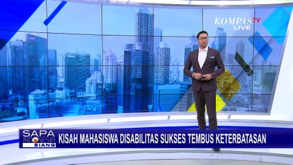 Скачать видео: Sosok Elo Kusuma, Wisudawan Disabilitas Unbraw Salam Dosen Pakai Kaki Kini Kerja di Australia