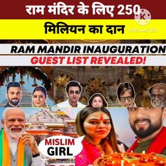 Donation of 250 million for Ram Mandir #india #pakistan #rammandir #modi