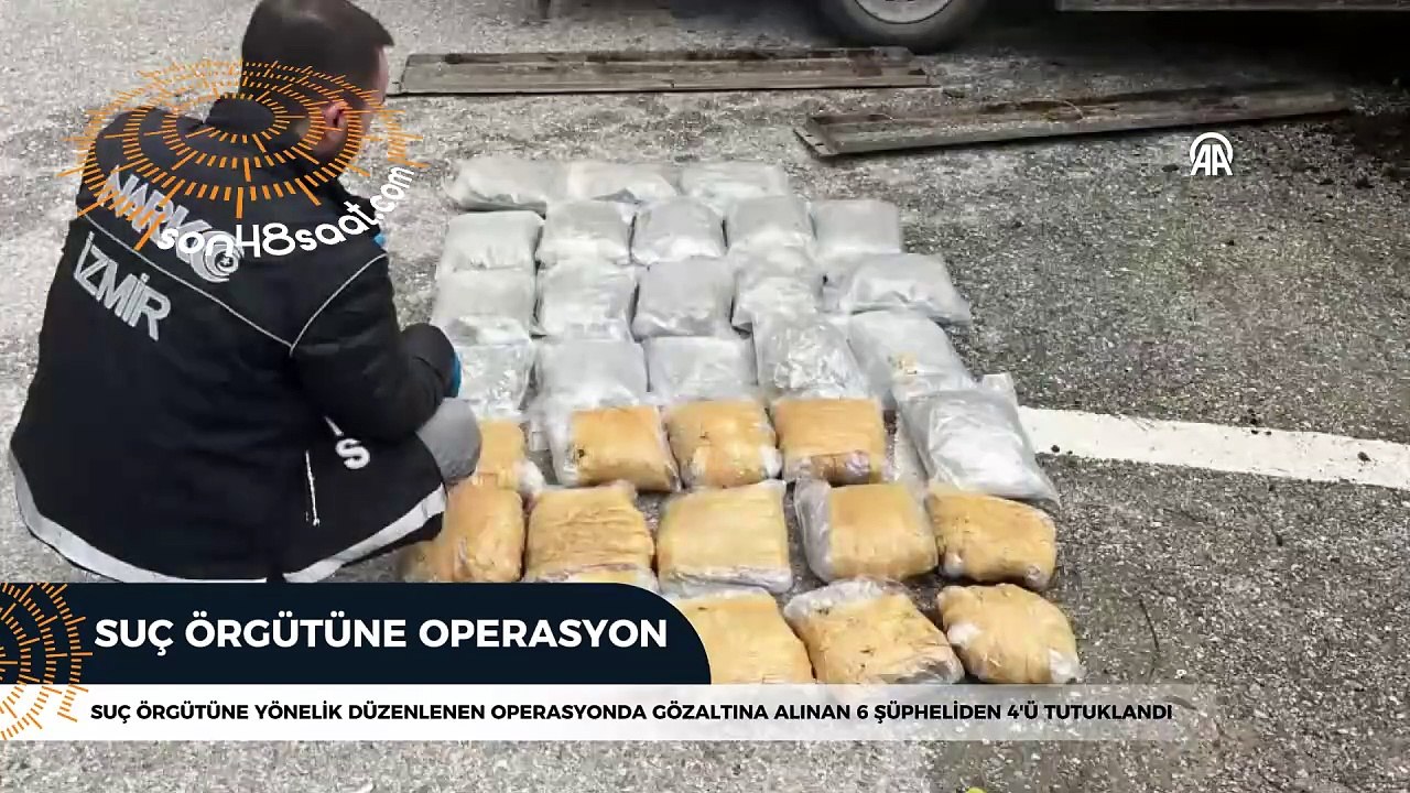 İzmir'de suç örgütüne operasyon