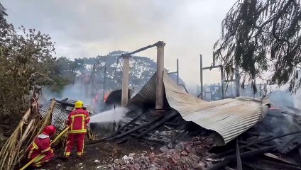 Incendie au domaine du Moulin au Chaudron