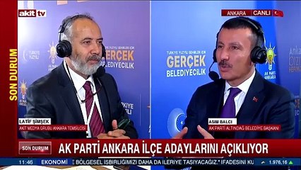 Altındağ Belediye Başkanı Asım Balcı gündemi değerlendirdi