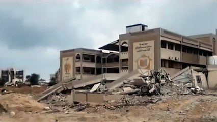 بعد انسحاب قوات الاحتلال.. آثار الدمار في منطقة دوّار أبو مازن بغزة