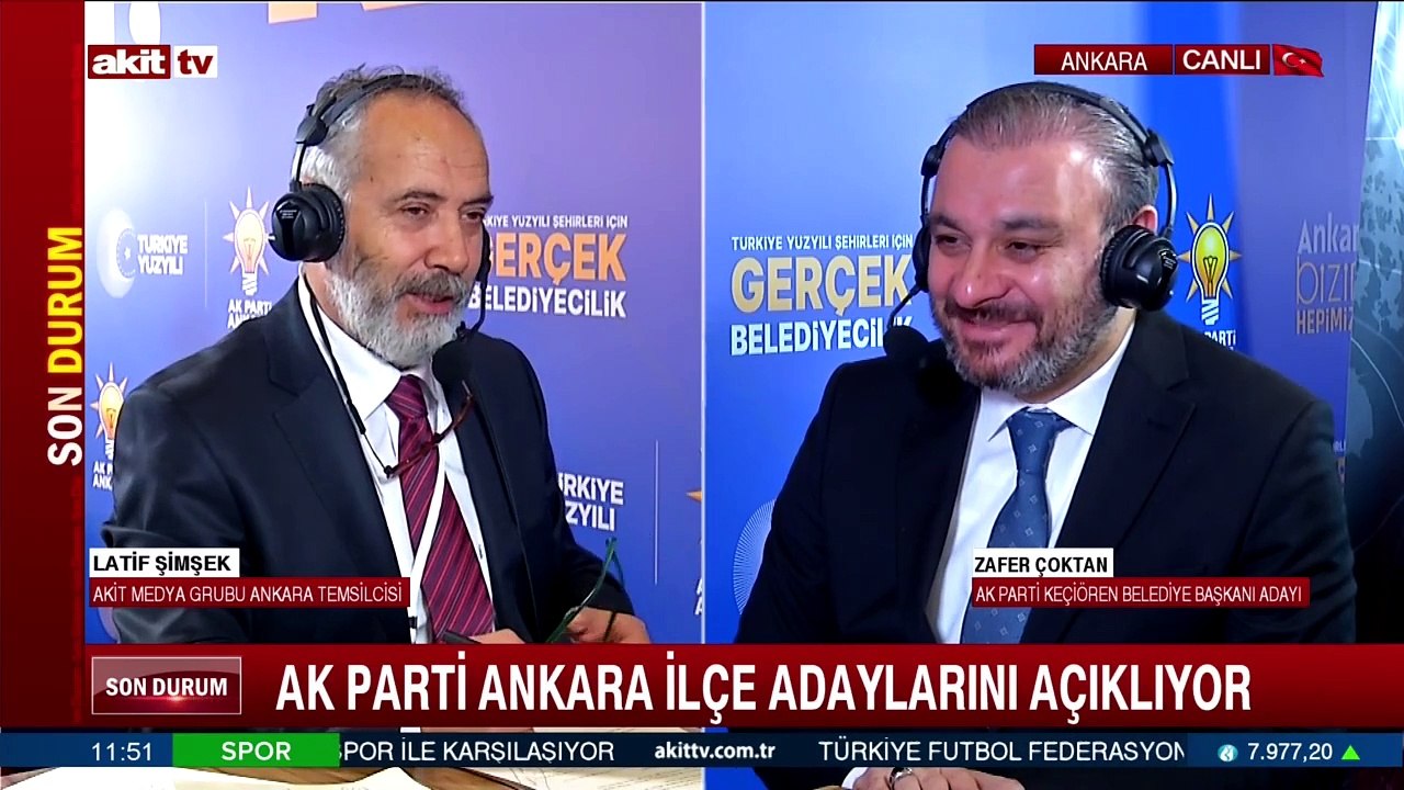 Keçiören Belediye Başkan Adayı Zafer Çoktan hedeflerini anlattı