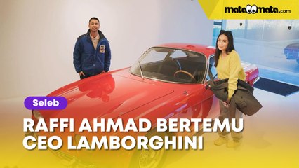 Bertemu CEO Lamborghini, Raffi Ahmad Penuhi Janji Beli Mobil Baru Buat Rayyanza?