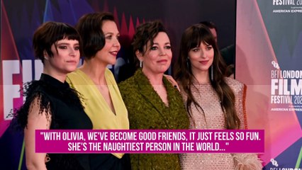 Jessie Buckley calls co-star Olivia Colman 'the naughtiest person' on set